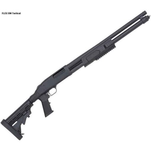 mossberg flex 590 tactical black 12 gauge 3in pump shotgun 20in 1477313 1