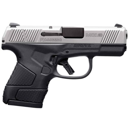 mossberg mc1sc stainless two tone with cross bolt safety 9mm luger 34in black pistol 71 rounds 1542452 1